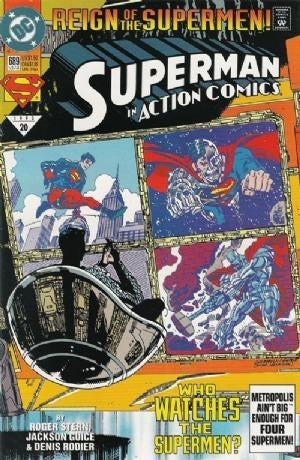 Action Comics (1993) #689 (9.4) 1st App Black Suit Superman