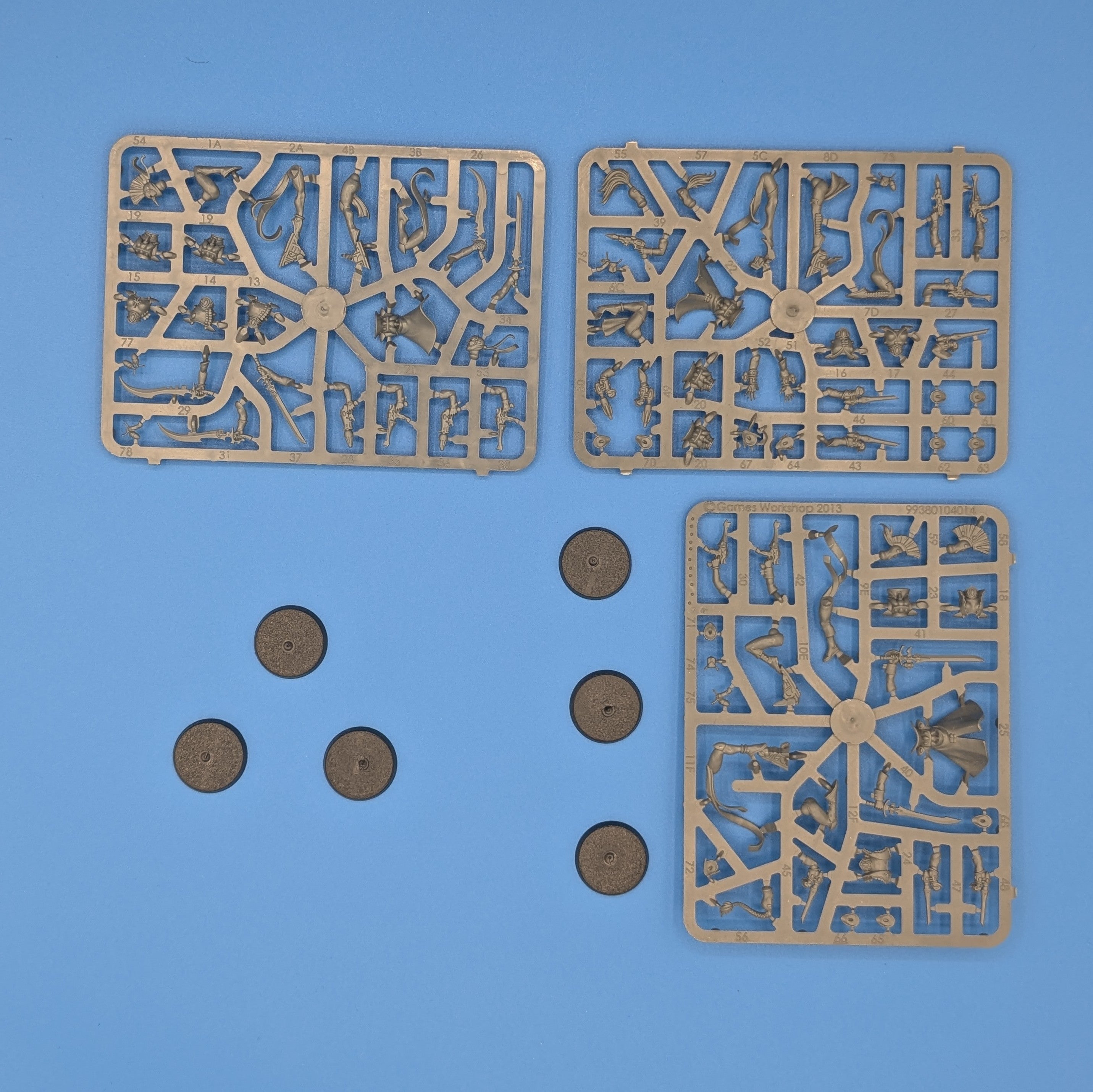 40K: Aeldari - Harlequin: Troupe (USED) (On Sprue) Lot 3