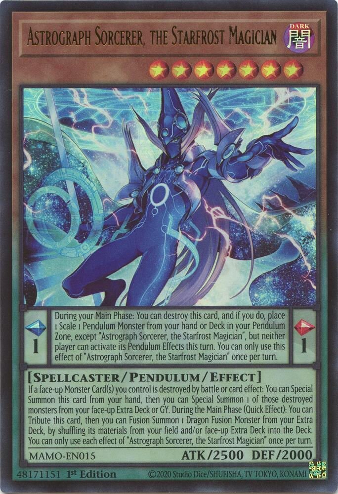 Astrograph Sorcerer, the Starfrost Magician (MAMO-EN015)