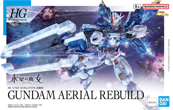 1/144 (HG): Gundam: The Witch from Mercury - #19 XVX-016RN Gundam Aerial Rebuild