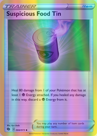 Suspicious Food Tin - 66/73 (CHP) Uncommon - Near Mint Reverse Holofoil