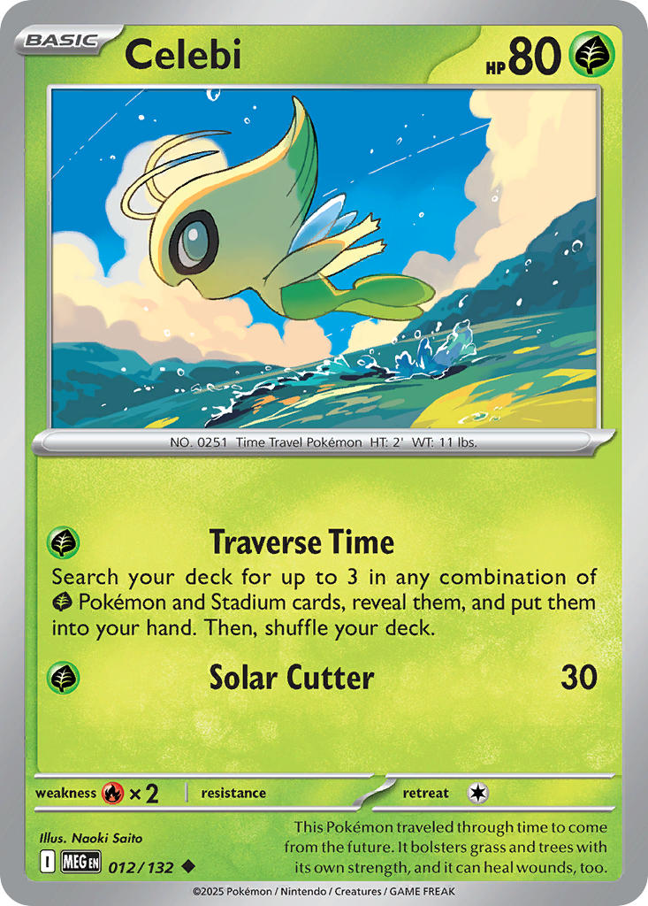 Celebi - 012/132 (MEG) Uncommon