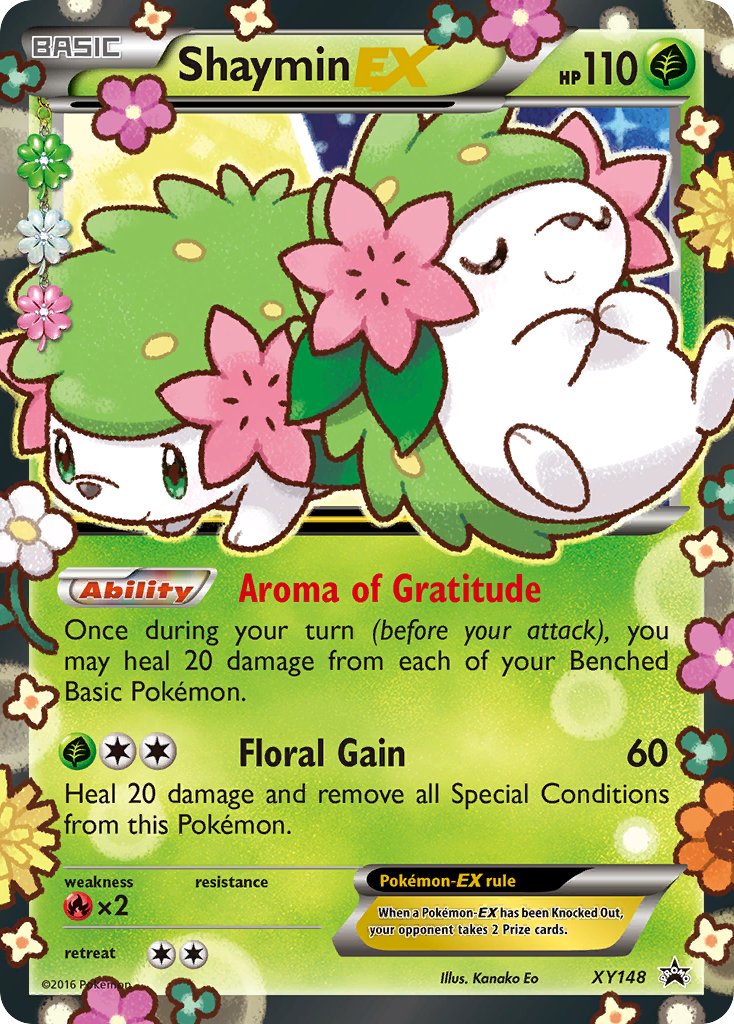 Shaymin EX - XY148 (XY:PR) Promo - Near Mint Holofoil