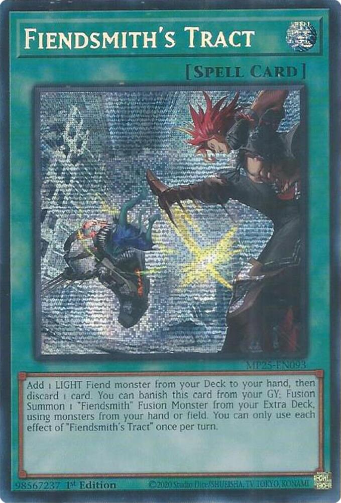 Fiendsmith's Tract (MP25-EN093) Prismatic Secret Rare Near Mint 1st Edition