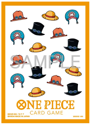 One Piece TCG: Official Sleeves 13: Hat Pattern