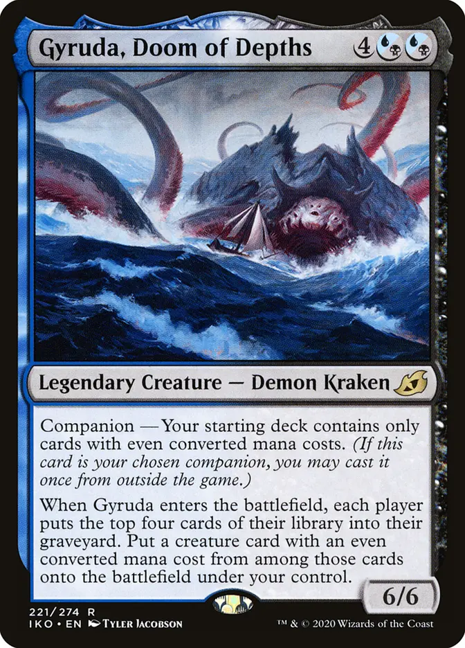 Gyruda, Doom of Depths (IKO-R-FOIL) Japanese