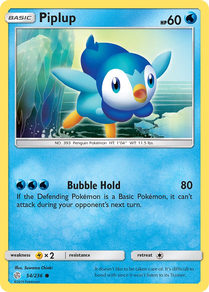 Piplup - 054/236 (CEC) Common - Near Mint