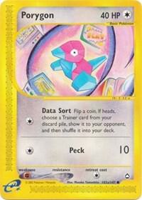 Porygon - 103b/147 (AQ) Common Near Mint