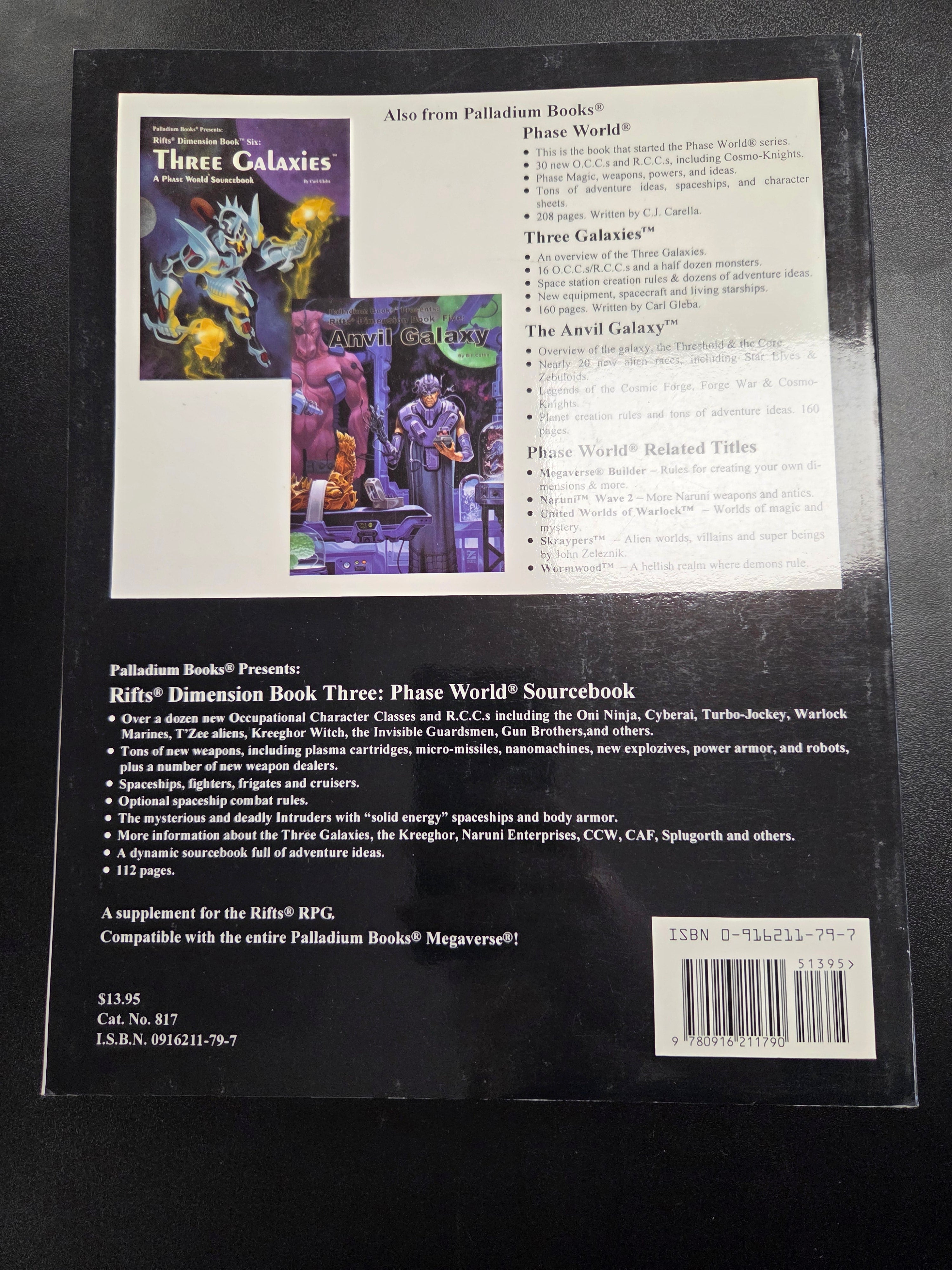 RIFTS Dimension Book 3: Phase World Sourcebook (USED)