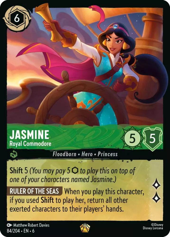 Jasmine - Royal Commodore (Azurite Sea 084/204) Legendary - Near Mint