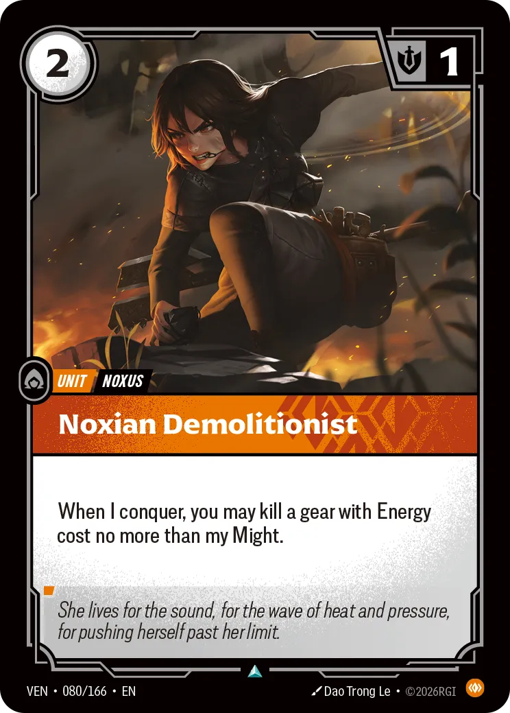 Noxian Demolitionist - 080/166 (VEN) Uncommon