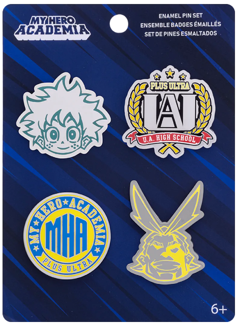 FUNKO 4PK PIN SET: MHA - UA HIGH