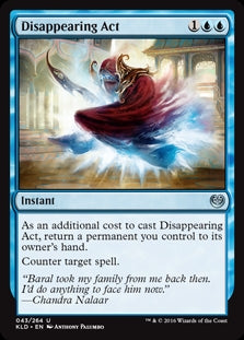 Disappearing Act (KLD-U)