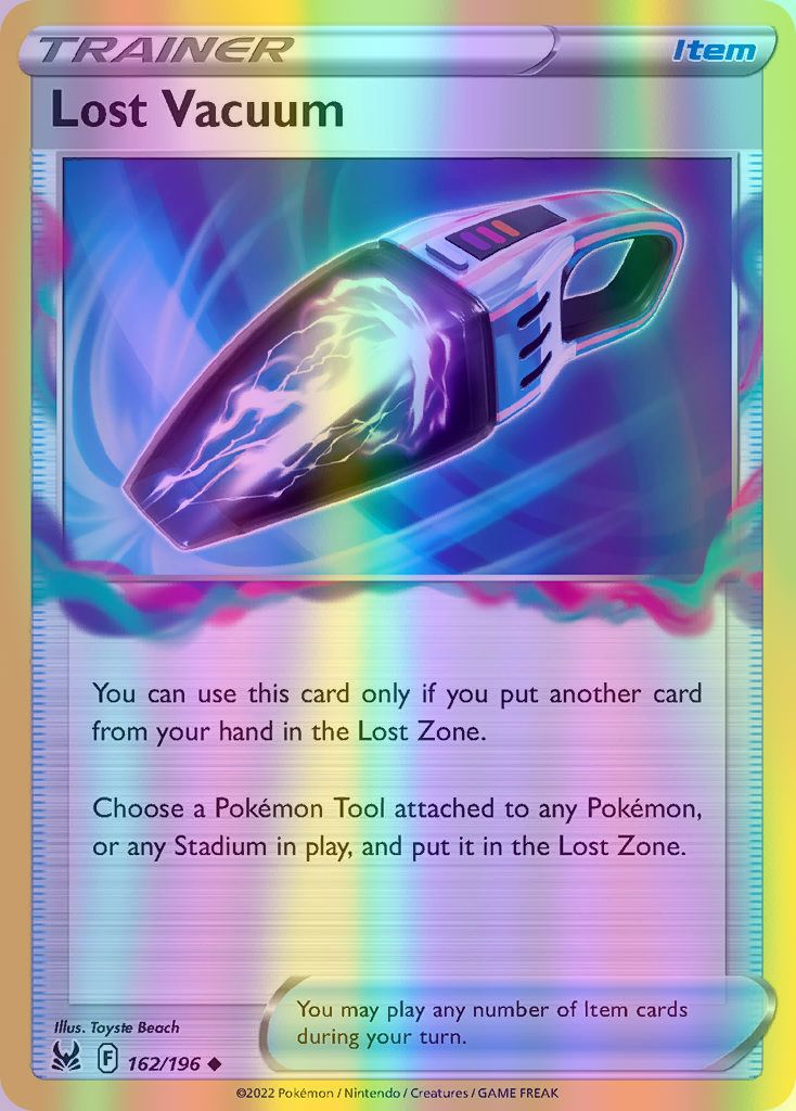 Lost Vacuum - 162/196 (SWSH11) Uncommon - Near Mint Reverse Holofoil