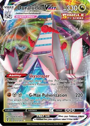 Duraludon VMAX - 123/203 (SWSH07) Ultra Rare - Near Mint Holofoil