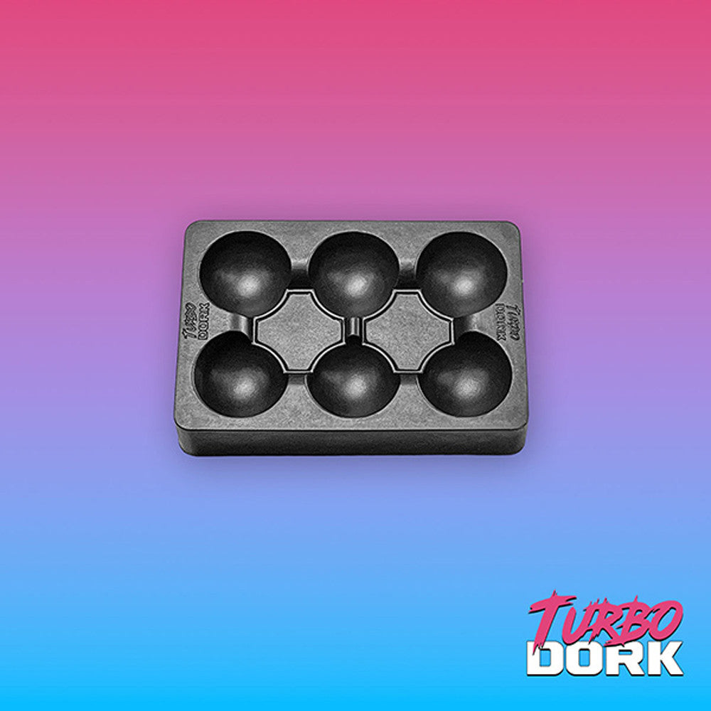 Turbo Dork: Small Black Silicone Dry Palette