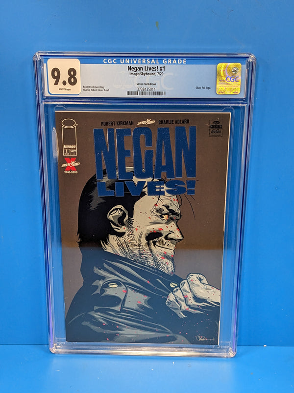 Negan Lives (2020 Series) #1 (CGC 9.8) Silver Variant