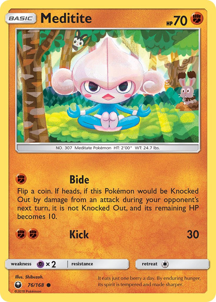 Meditite - 076/168 (CES) Common - Near Mint
