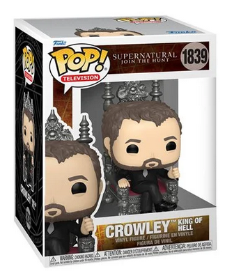 POP Figure Deluxe: Supernatural #1839 - Crowley King of Hell on Throne