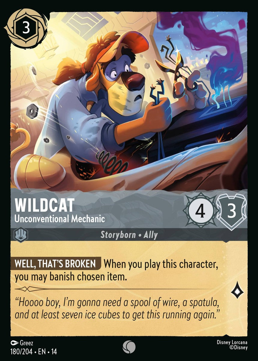 Wildcat - Unconventional Mechanic (180/204 - Hyperia City) Common