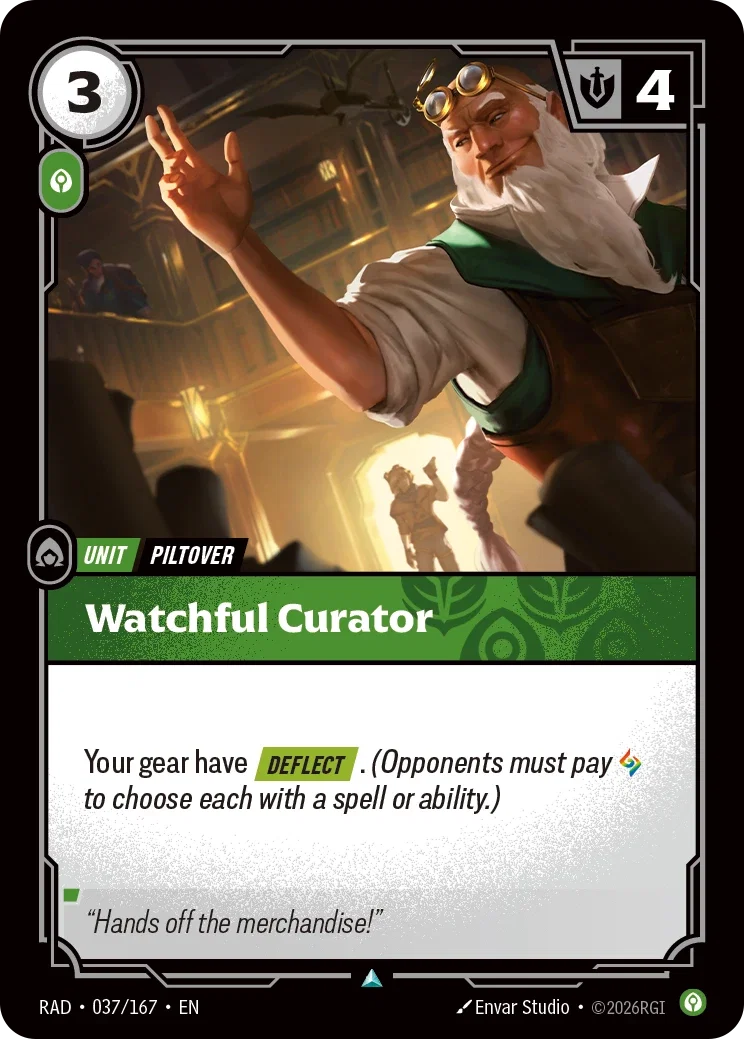 Watchful Curator - 037/167 (RAD) Uncommon