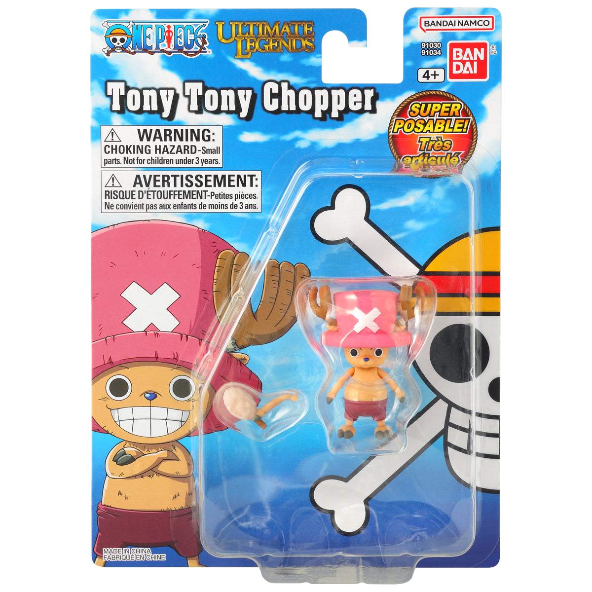 One Piece: 3" Ultimate Legends ONE PIECE - Tony Tony Chopper Figure