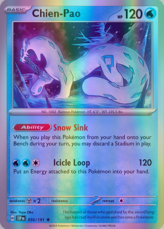 Chien-Pao - 056/191 (SSP) Rare