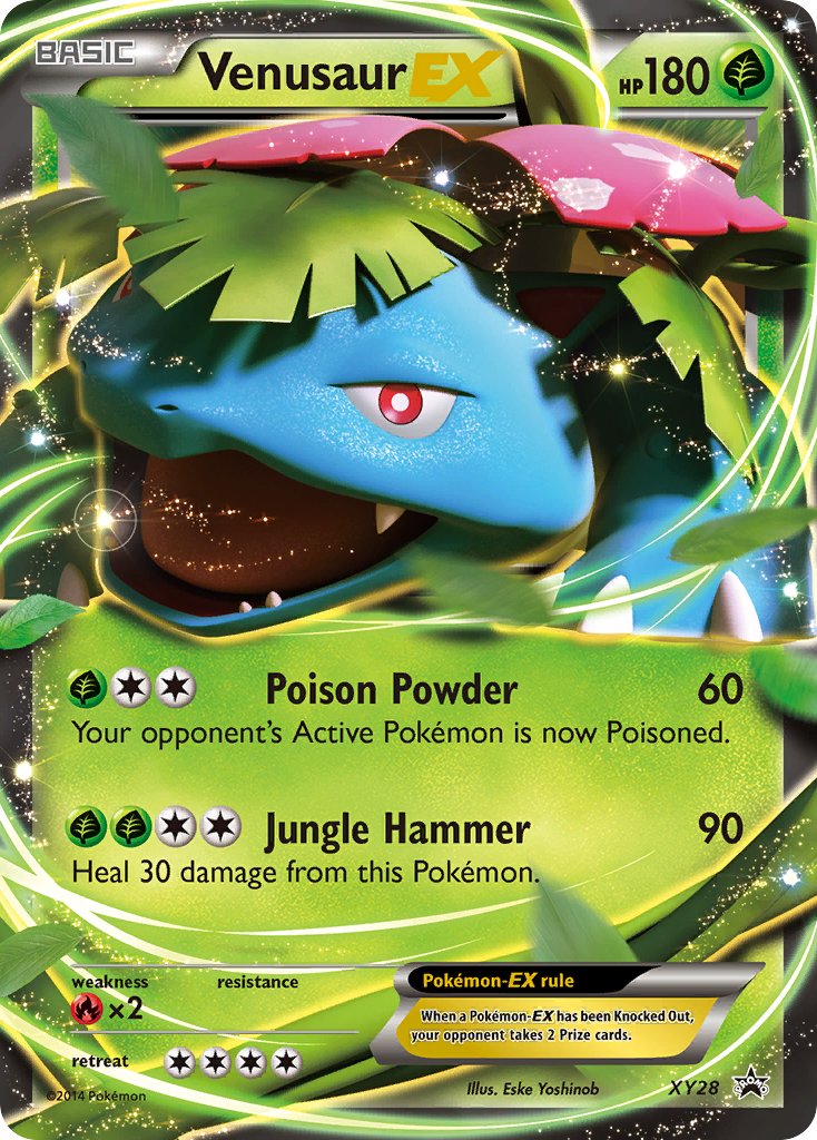 Venusaur EX - XY28 (XY:PR) Promo - Near Mint Holofoil