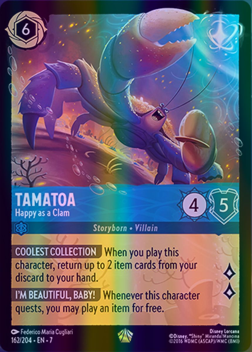 Tamatoa - Happy as a Clam (Archazia's Island - 162/204) Legendary