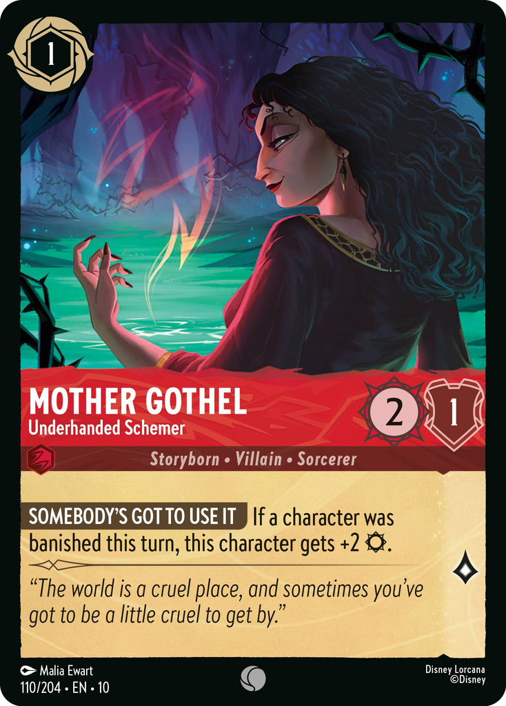 Mother Gothel - Underhanded Schemer (110/204 - Whispers in the Well) Common