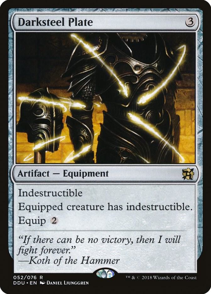 Darksteel Plate (DDU-R) Light Play