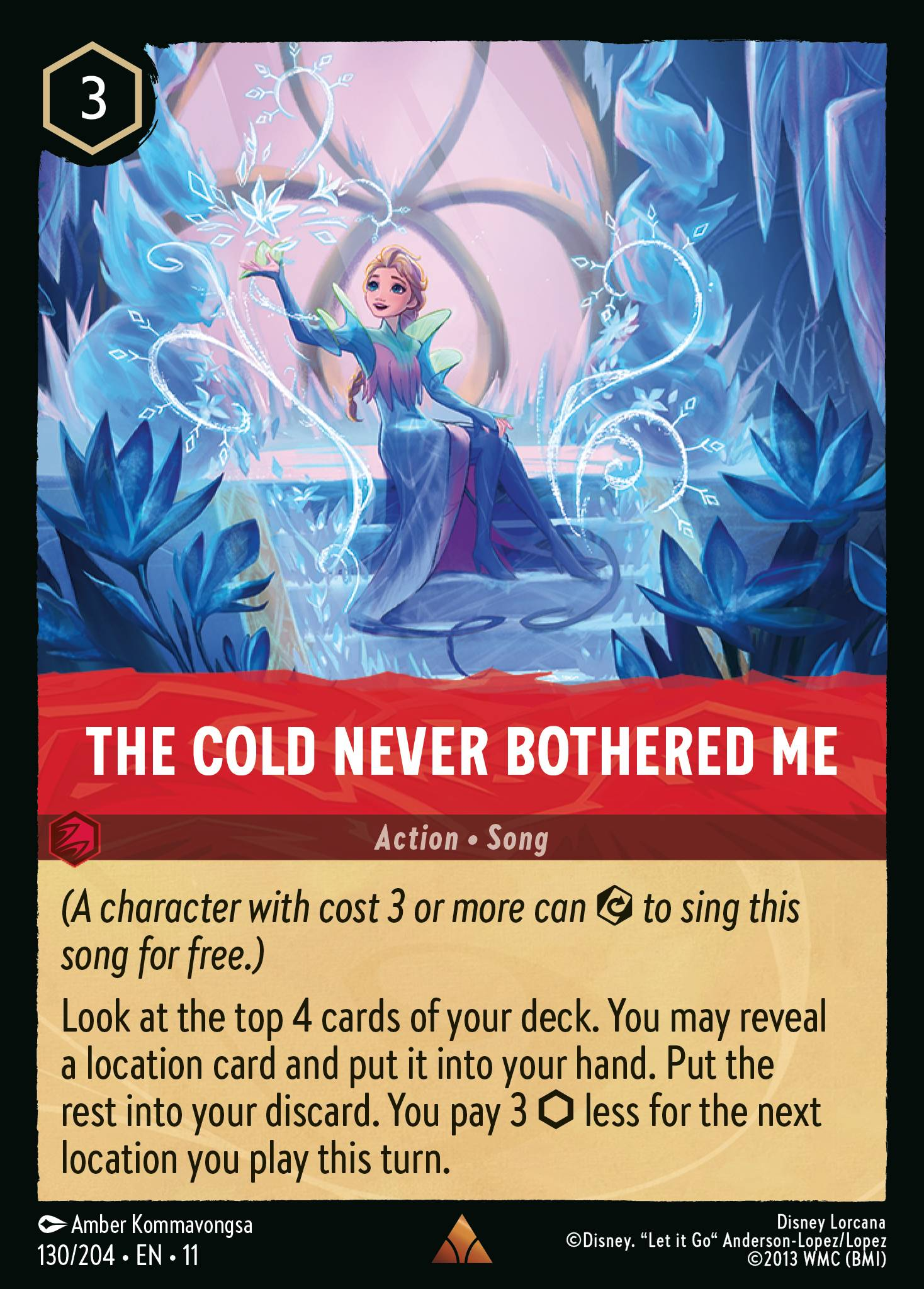 The Cold Never Bothered Me (130/204 - Winterspell) Rare