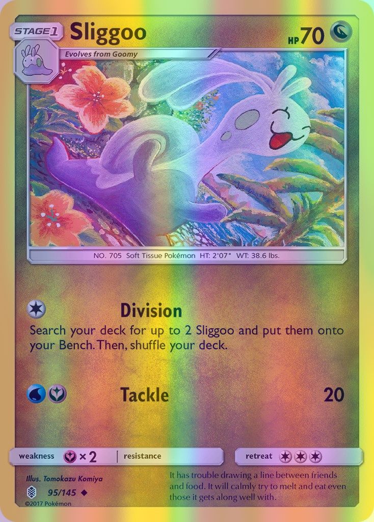 Sliggoo - 095/145 (SM:GRI) Uncommon - Near Mint Reverse Holofoil