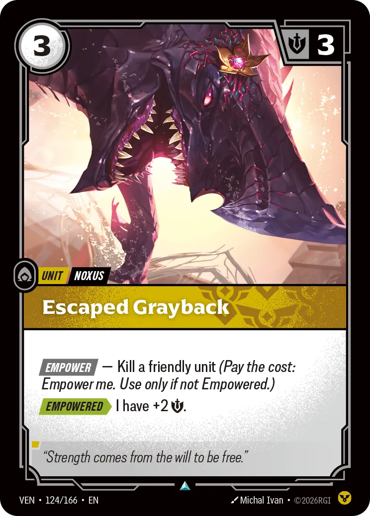 Escaped Grayback - 124/166 (VEN) Uncommon