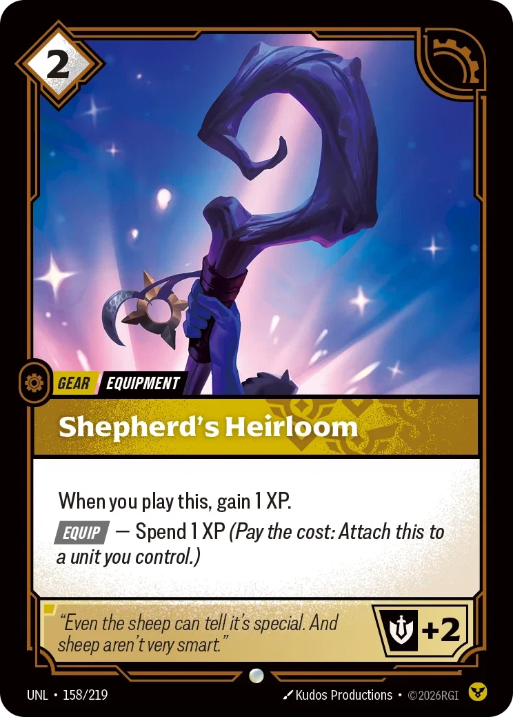Shepherd's Heirloom - 158/219 (UNL) Common