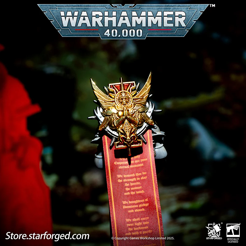 Starforged: Warhammer 40K - Seal & Badge - Adepta Sororitas: Honour Badge of the Emperor's Rose