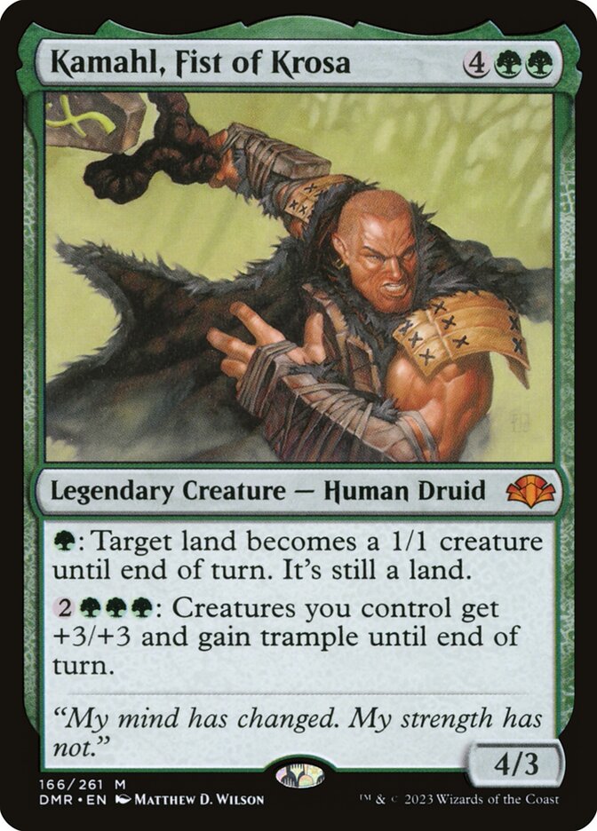 Kamahl, Fist of Krosa (DMR-M-FOIL)