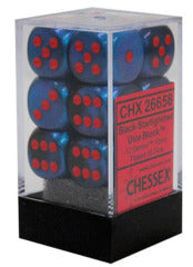 CHX26658: Gemini - 16mm D6 Black-Starlight w/red (12)