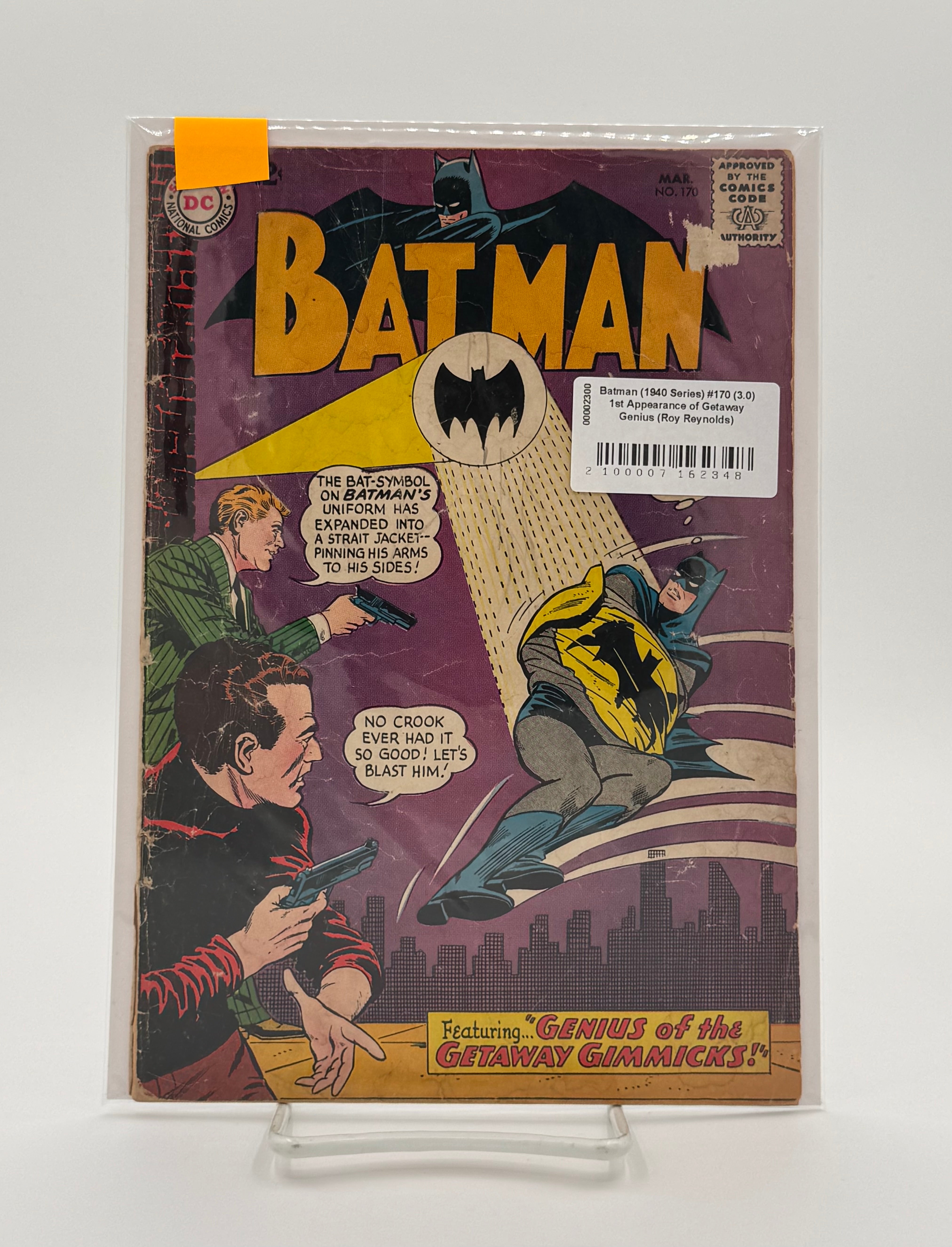Batman (1940 Series) #170 (3.0) 1st Appearance of Getaway Genius (Roy Reynolds)