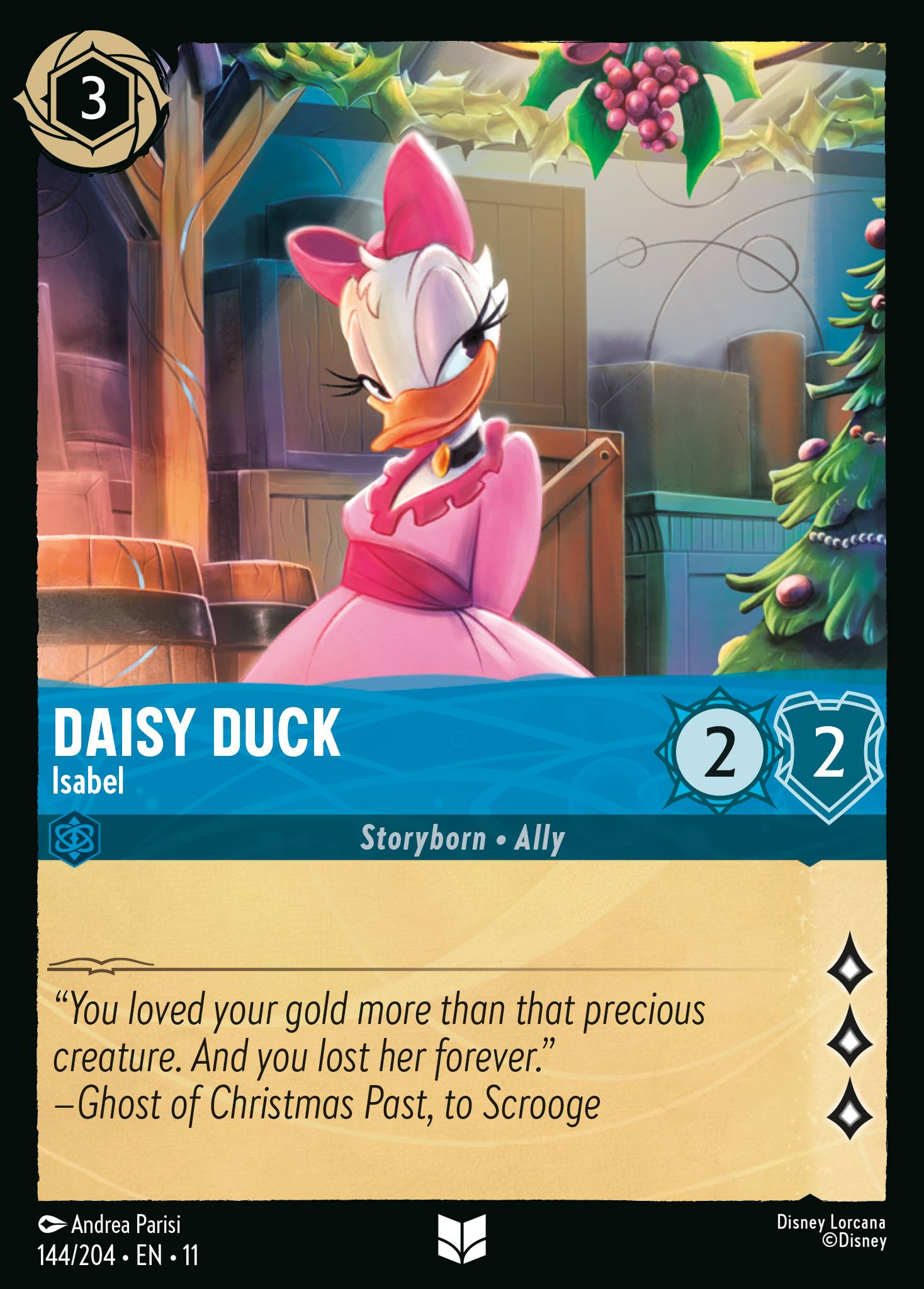 Daisy Duck - Isabel (144/204 - Winterspell) Uncommon