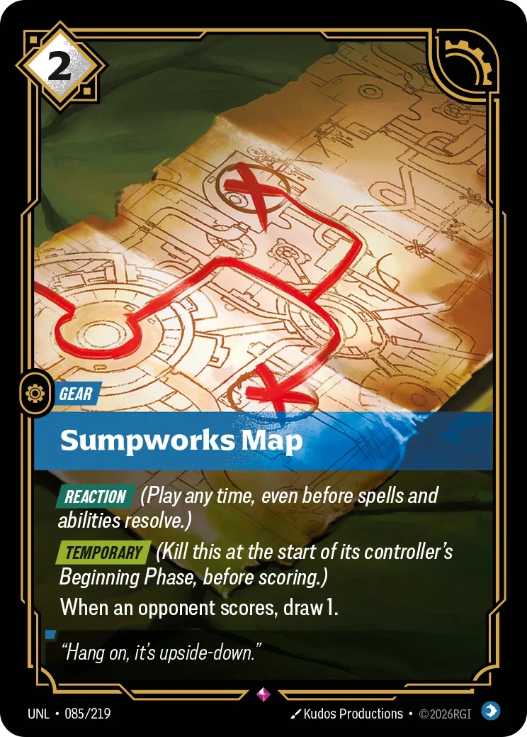 Sumpworks Map - 085/219 (UNL) Rare