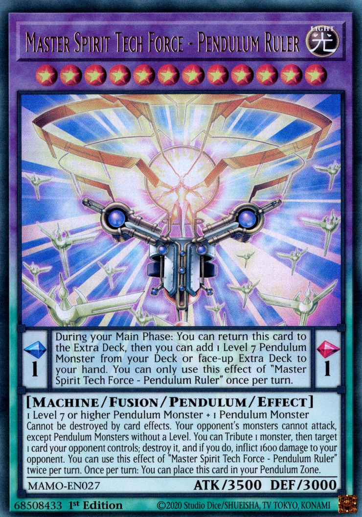 Master Spirit Tech Force - Pendulum Ruler (MAMO-EN027)