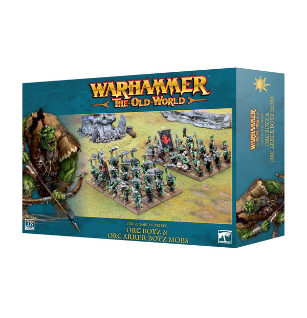 Warhammer The Old World: Orc & Goblin Tribes - Orc Boyz & Orc Arrer Boyz Mobs (Release Date: 05.04.24)