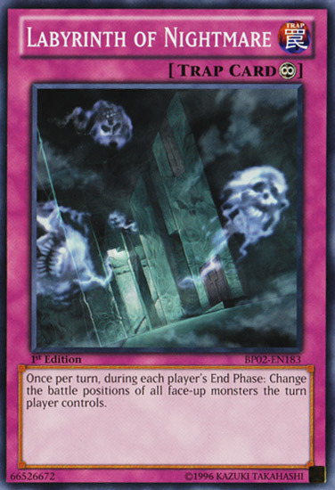 Labyrinth of Nightmare (BP02-EN183) Common - Near Mint 1st Edition