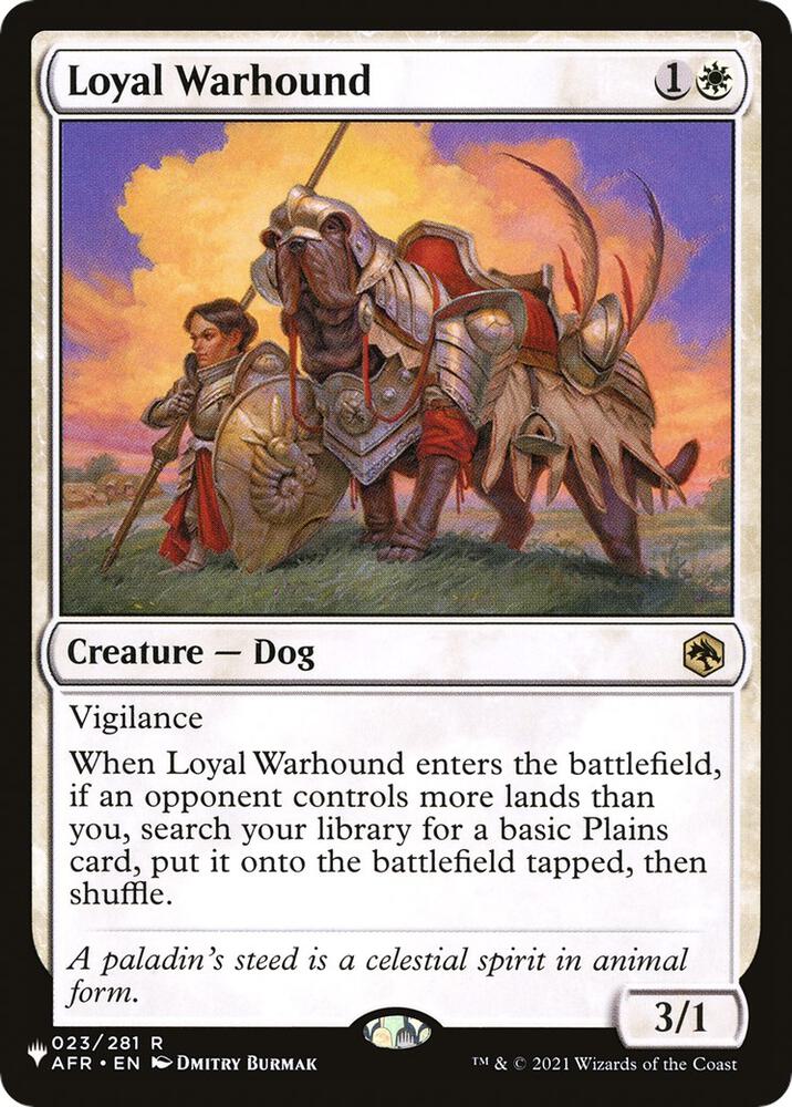 Loyal Warhound (AFR-R-LIST)