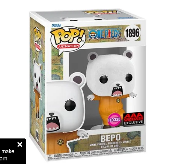 POP Figure: One Piece #1896 - Bepo Flocked (AAA)