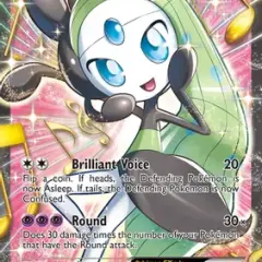 Meloetta EX (Full Art) - RC25/RC25 (LTR) Ultra Rare - Damaged Holofoil