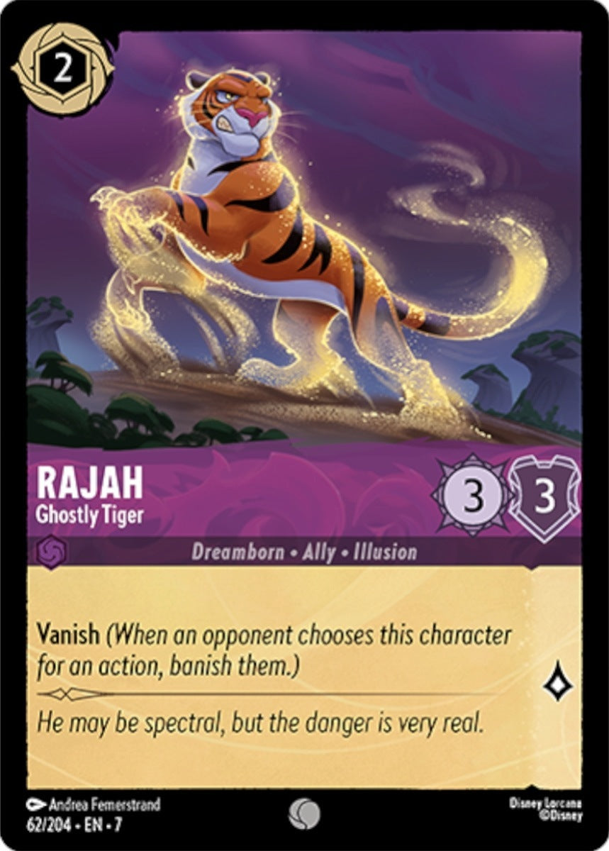 Rajah - Ghostly Tiger (Archazia's Island - 062/204) Common