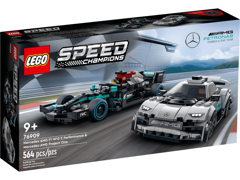 Lego: Speed Champions - Mercedes-AMG F1 W12 E Performance & Mercedes-AMG Project One (76909)
