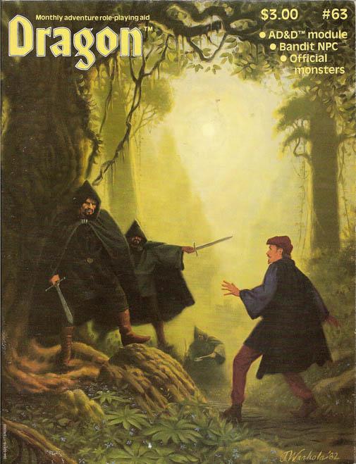 Dragon Magazine #63 (USED) "Chagmat" AD&D module.